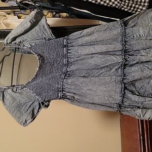 Tiered baby doll dress.